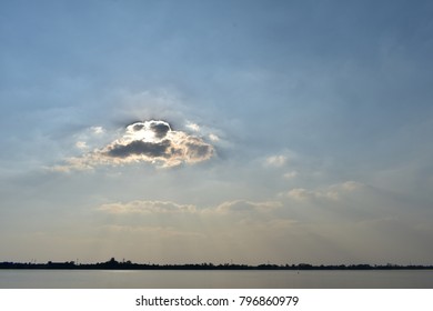 single cloud blocks the sun