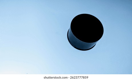 Single dark grey rectangular box sits on a dark background providing a clean minimalist aesthetic. Premium mockup with a clean and elegant white background
