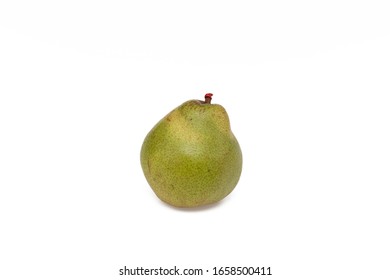 Single Decana Pear Isolated On White