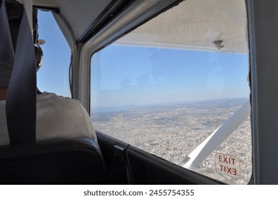 The single engine aeroplane prop in the flights