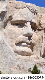                              Single faces on Mount Rushmore  