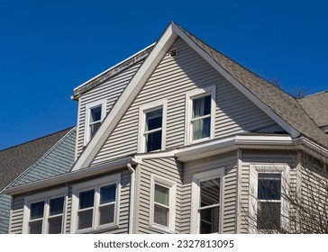 Single family home, Brighton city, Massachusetts, USA
