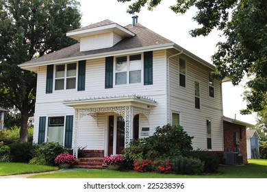 Single Family House In Middle Of America