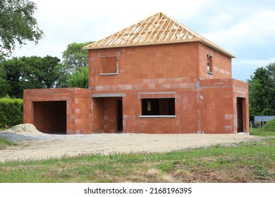 Single Family House Under Construction In Granville, France, 05-26-2022