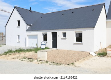 Single Family House Under Construction In Granville, France, 05-23-2022