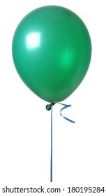 Single Green Balloon 