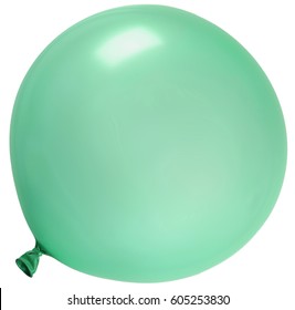 Single Green  Balloon