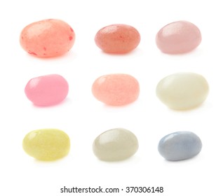 Single Jelly Bean Candy Isolated