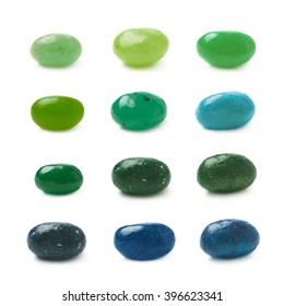 Single Jelly Bean Candy Isolated