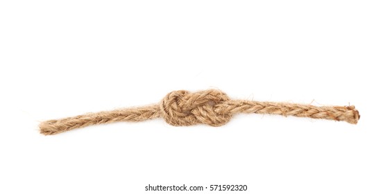 Rope Knot Isolated On White Background Stock Photo 215878942 | Shutterstock