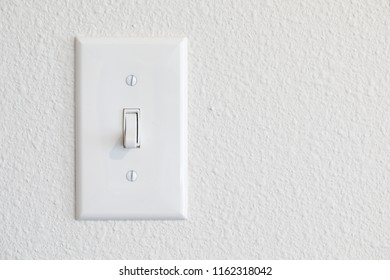 Single Light Switch On White Wall Stock Photo 1162318042 | Shutterstock