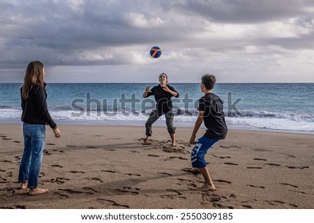 Similar – Image, Stock Photo this one moment Sand