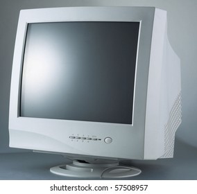 Single Object Computer Monitor On Plain Stock Photo 57508957 