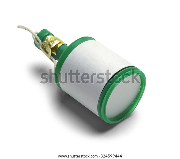 Single Party Popper Copy Space Isolated Stock Photo Edit Now 324599444