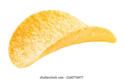 Single Potato Chip Isolated On White Stock Photo 2160776477 | Shutterstock