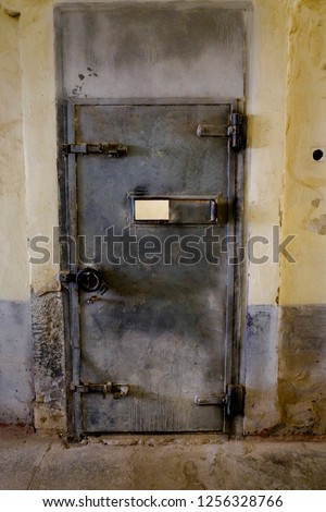 Single prison door