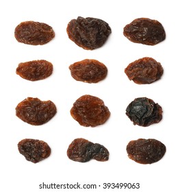 Single Raisin Isolated