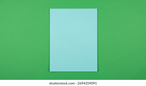Una sola hoja rectangular