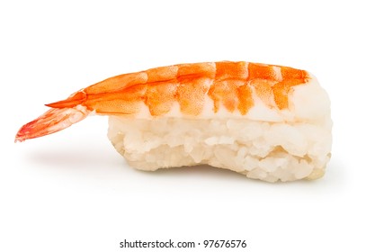 Single Sushi Against White Background Stock Photo 97676576 | Shutterstock