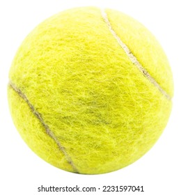a single tennis ball against a transparent background - Shutterstock ID 2231597041