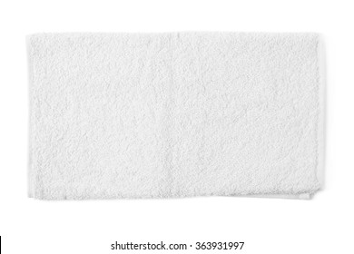 Single Terry Cloth Towel Isolated