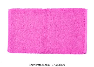 Single Terry Cloth Towel Isolated