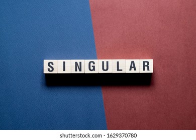 Singular word concept on cubes