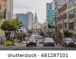 Sinimbu Street and Sao Pelegrino Church - Caxias do Sul, Rio Grande do Sul, Brazil