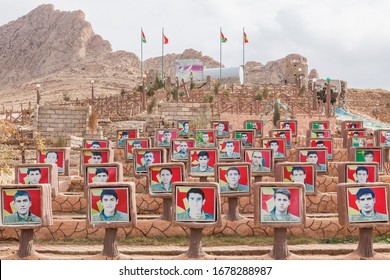 SINJAR, IRAQ - JANUARY, 29, 2018: Dozens Of Kurdish Fighters Who Died During The War Against The Islamic State Are Buried At The Entrance Of Sardashti Camp, Iraq.