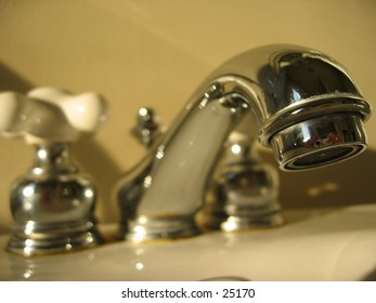Sink faucet.