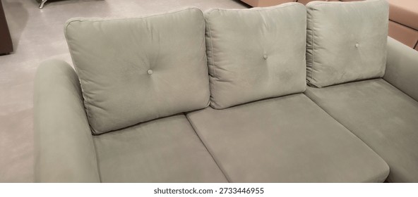Sink into sofa's super snuggly comfort