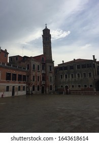 Sinking City Of Venice In The Summer