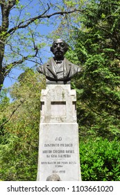 SINTRA, PORTUGAL - April 26, 2018. Monument To Doctor Gregorio Rafael Da Silva D'Almeida, Sintra (near Lisbon), Portugal