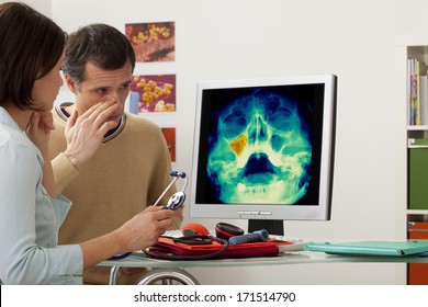 Sinusitis In A Man