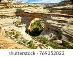 Sipapu Bridge is the largest natural bridge within Natural Brdges N.M. at 220 feet high, spanning 268 feet.
