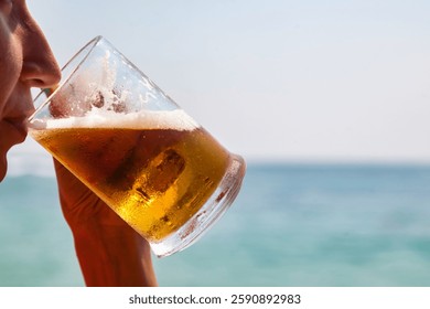 Sipping a cold beer while basking in the warm sunshine, surrounded by the serene waves of Sri Lanka's coastline. Perfectly captures the essence of relaxation and leisure.