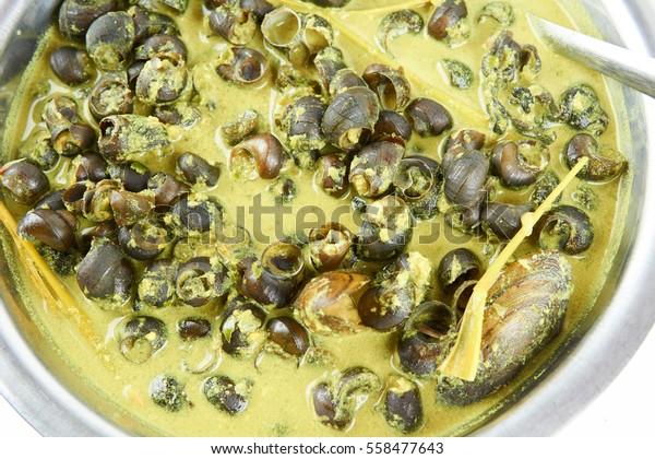 Siput Masak Lemak Traditional Malay Cuisine Stock Photo Edit Now 558477643