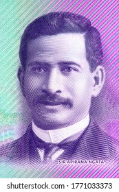 Sir Apirana Ngata, Portrait from New Zealand 50 Dollars 2016 Polymer Banknotes.