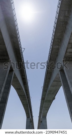 The Sir Leo Hielscher Bridges (formerly known as Gateway Bridge), Brisbane River, Brisbane, Queensland 2023