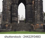 Sir Walter Scott monument by architect George Meikle Kemp and sculptor John Steell circa 1840 in Edinburgh, UK