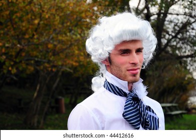 Sir Wears White Wig