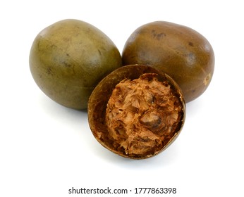 Siraitia Grosvenorii Fruits On White Background Stock Photo 1698277531 ...