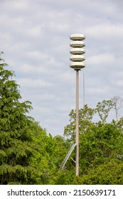 Siren Tower On Pole Tornado Warning Stock Photo 2150639171 | Shutterstock