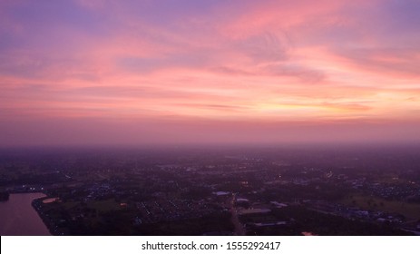Sisaket (Thailand) with beautiful sky Sisaket at night - Shutterstock ID 1555292417