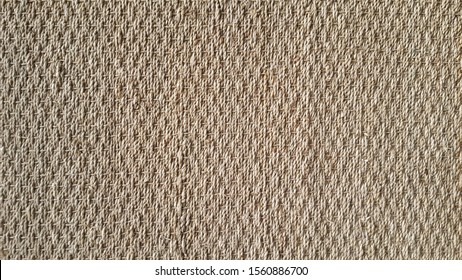 Sisal Coconut Fiber Carpet Background