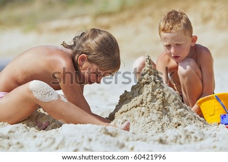 Similar – Image, Stock Photo help not needed Child