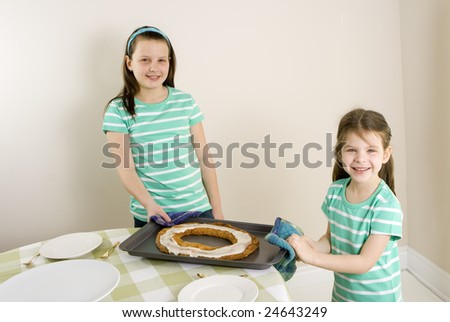 sisters with baked danish kringle