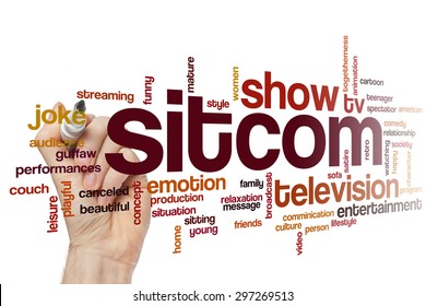 Sitcom Word Cloud Concept