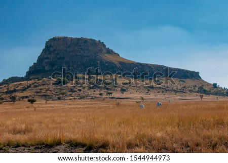The site of the Battle of Isandlwana between the British Army and Zulus that took place on 22nd January 1879.