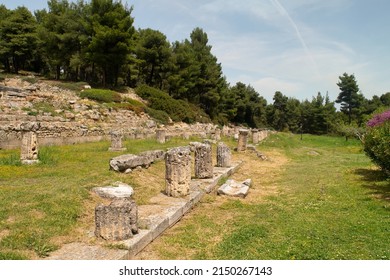 Site Seeing Of Amphiareion In Oropos In Greece.